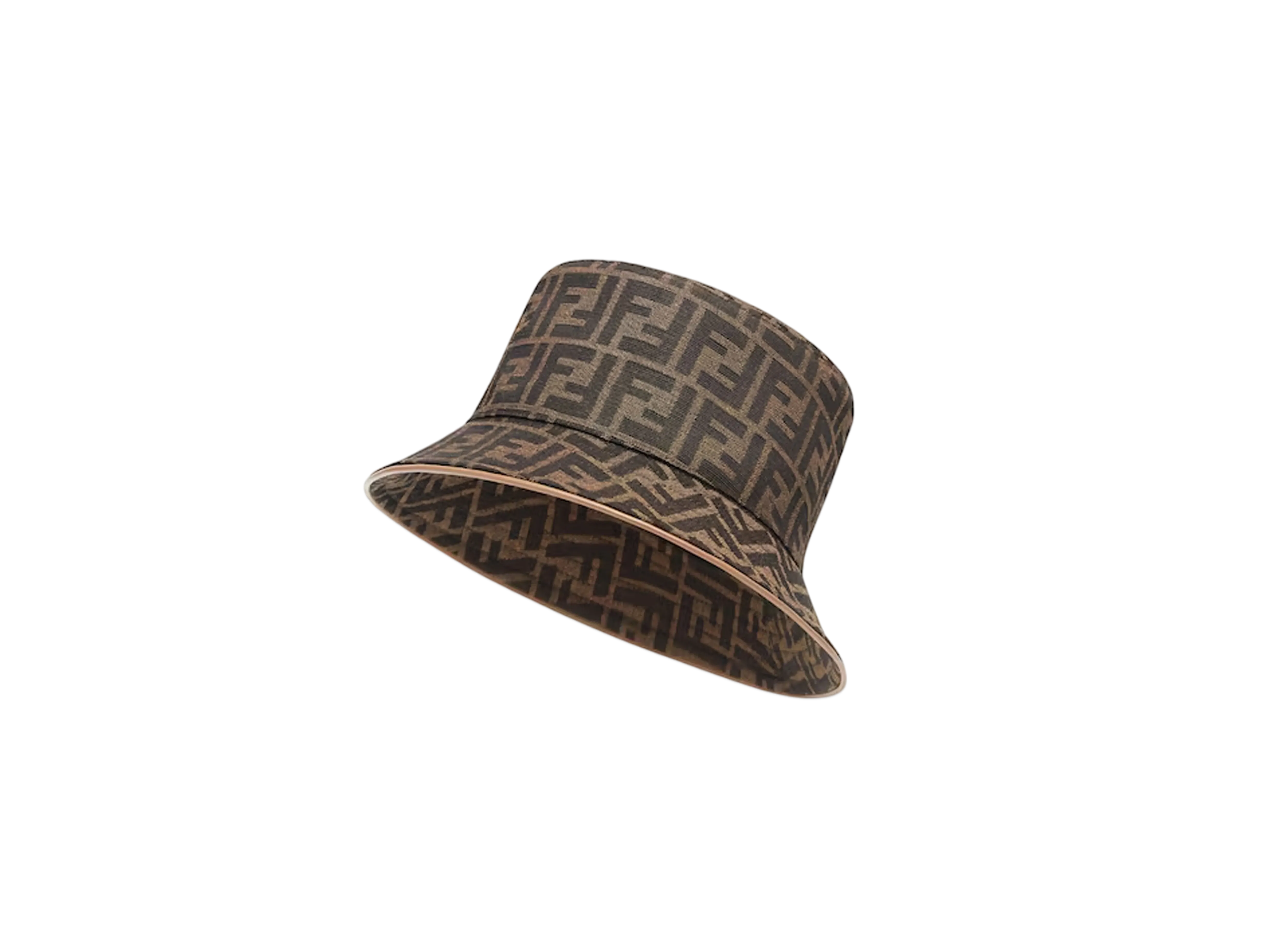 FENDI Hat FF Jacquard "Brown"