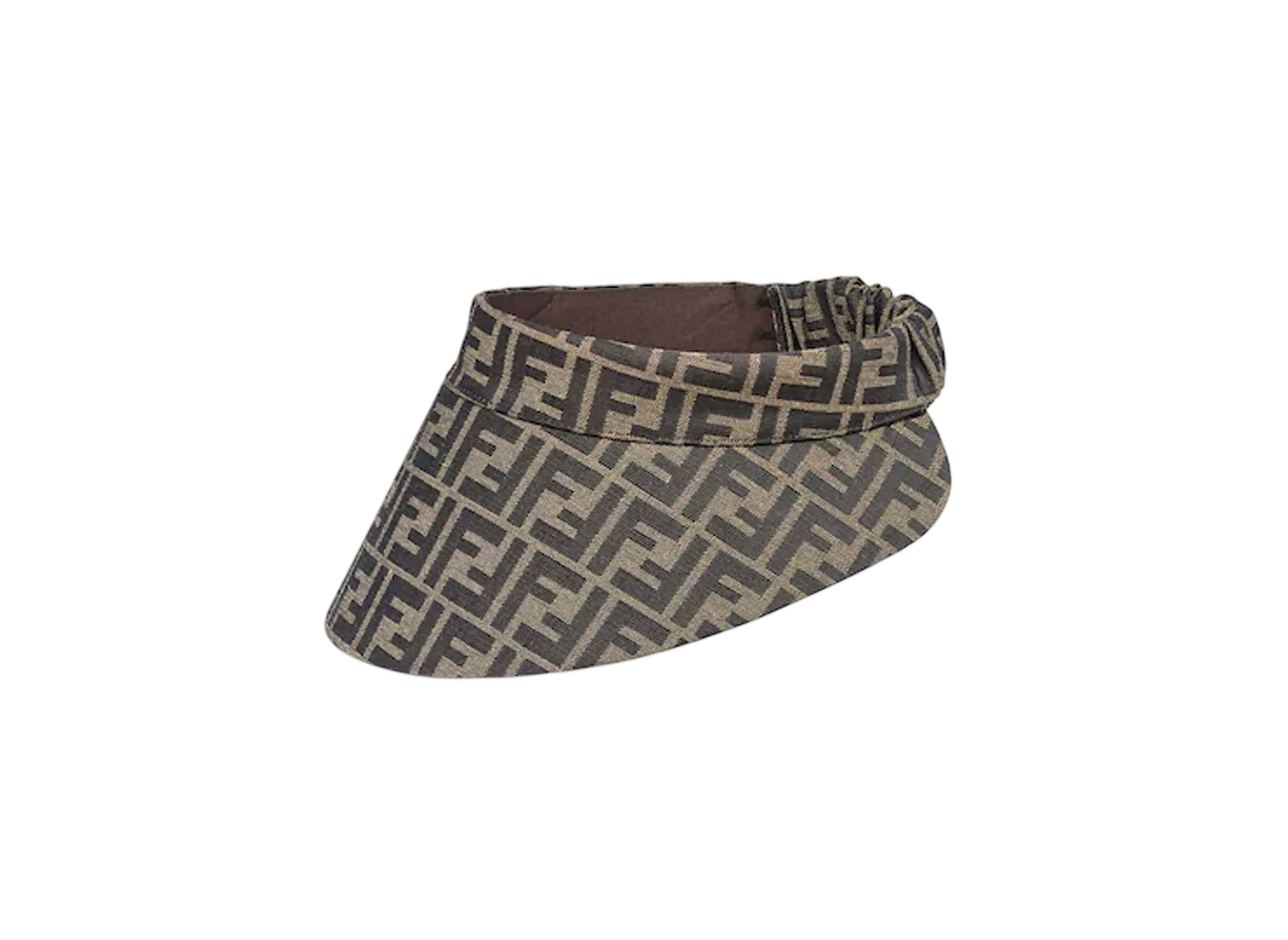 FENDI Visor Canvas "Brown"