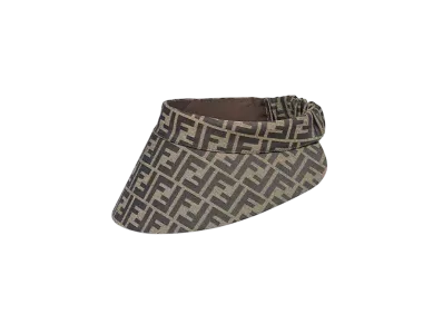 FENDI Visor Canvas "Brown"