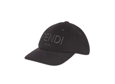 FENDI Hat Wool Baseball Cap "Black"