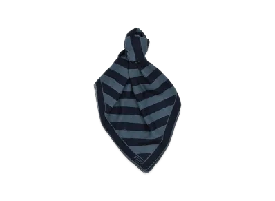 FENDI Pequin Striped Shawl "Blue"
