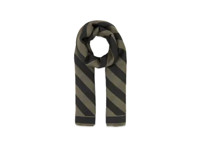 FENDI Embroidered Wool And Linen Scarf "Multicolor"