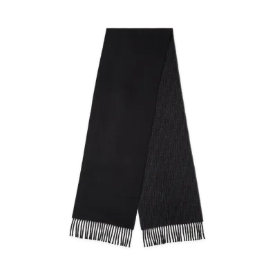 FENDI FF Double-Face Scarf "Black"
