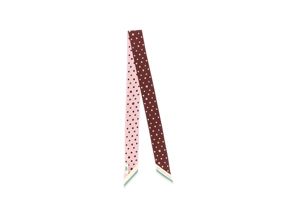 FENDI Women's Double-Sided Wrappy Silk Scarf "Multicolor"