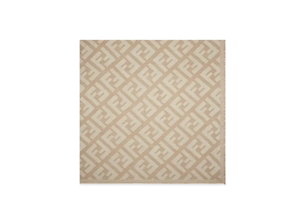 FENDI FF Shawl Wool & Cashmere "Brown"