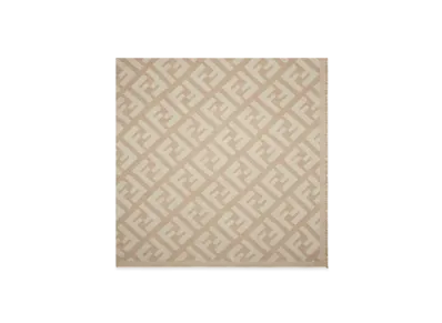 FENDI FF Shawl Wool & Cashmere "Brown"