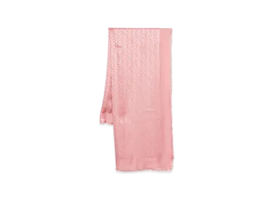 FENDI Women's Silk And Wool Shawl "Pink"