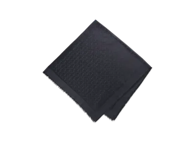 FENDI Silk Blend Shawl/Scarf "Black"