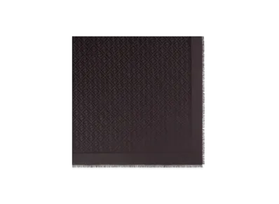 FENDI Silk & Wool FF Shawl "Purple"