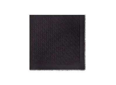 FENDI FF Shawl Organic Silk "Black"