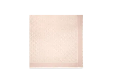FENDI FF Shawl Organic Silk "Pink"