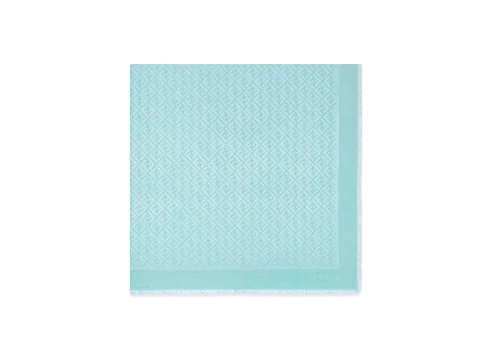 FENDI FF Shawl "Light Blue"