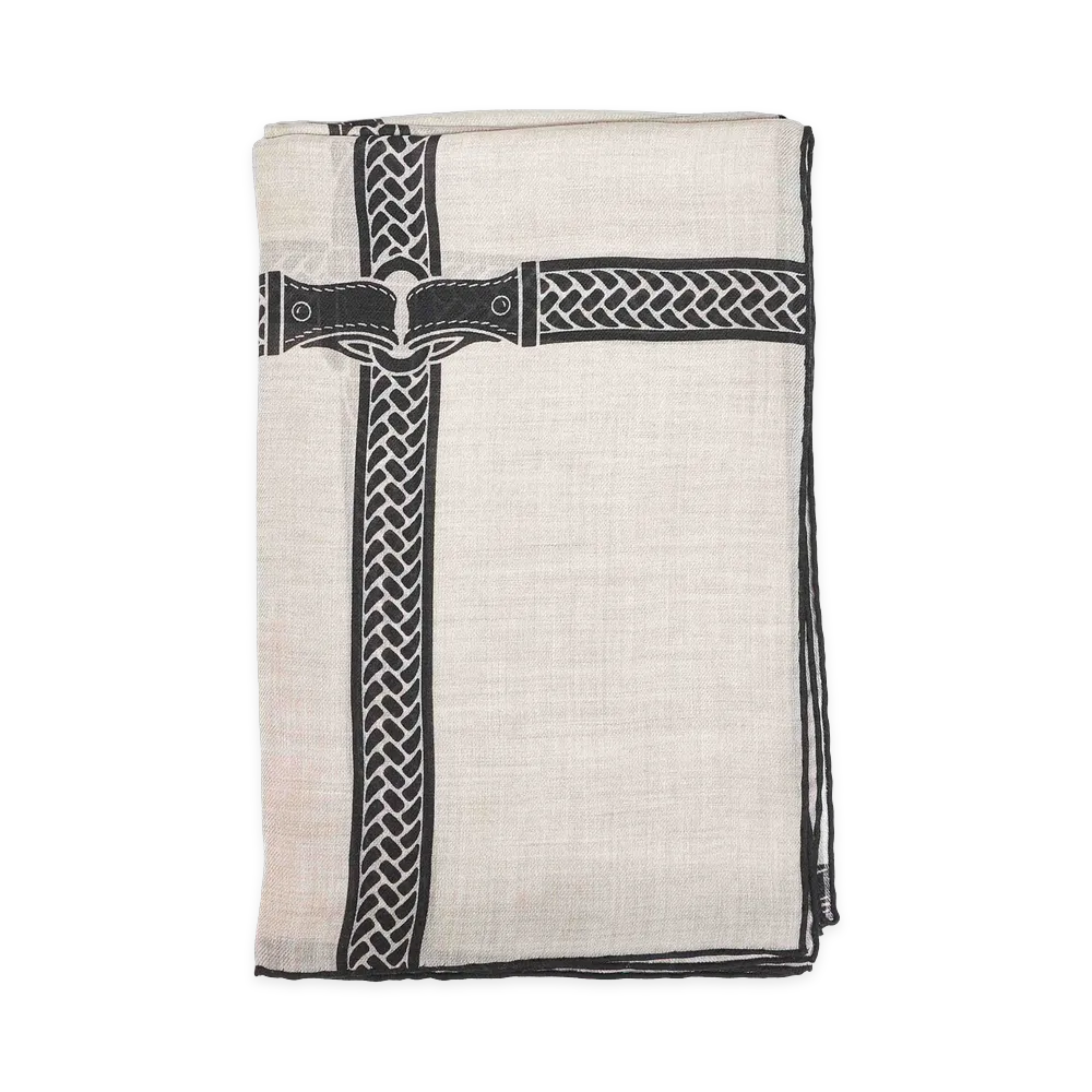FENDI Women's Scarfs "Beige/Grey"