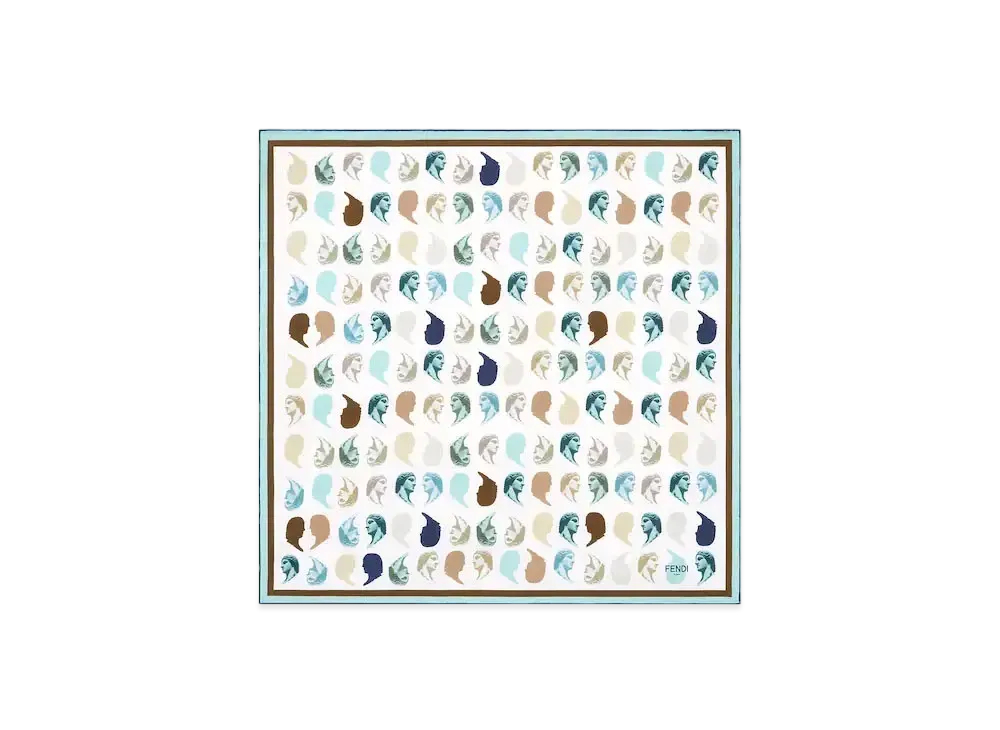 FENDI Foulard "Blue"