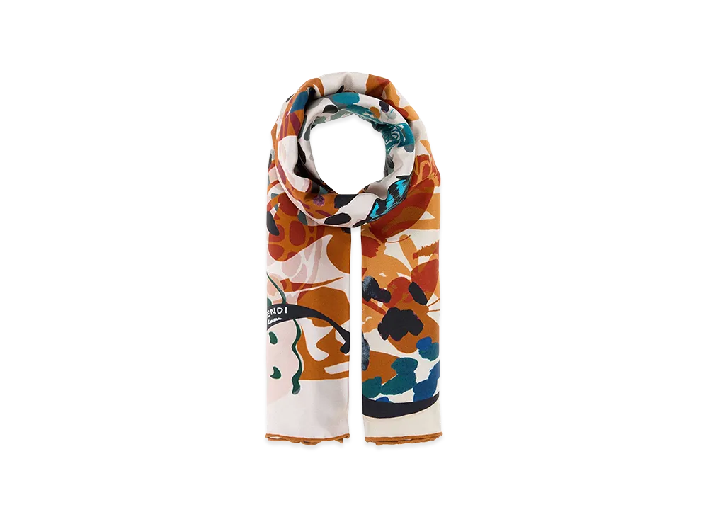 FENDI Women's Silk Foulard "Multicolor"