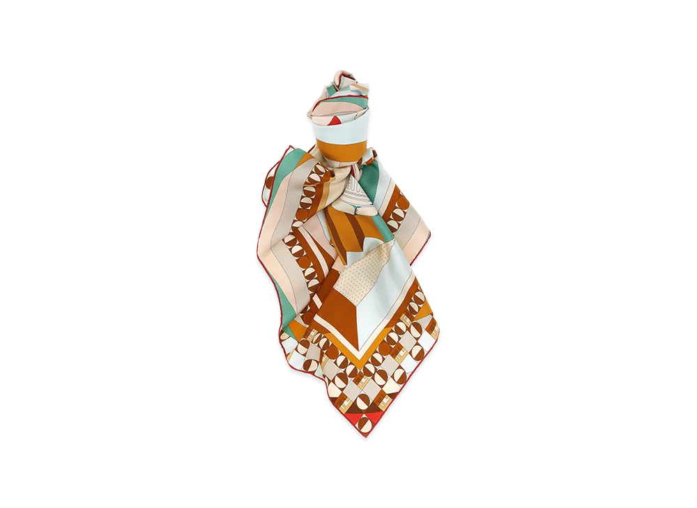 FENDI Women's Roma Silk Scarf "Multicolor"