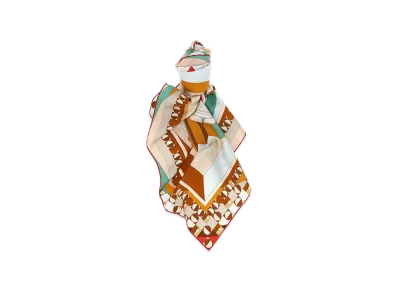 FENDI Women's Roma Silk Scarf "Multicolor"