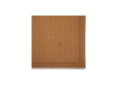 FENDI FF Shawl "Brown"