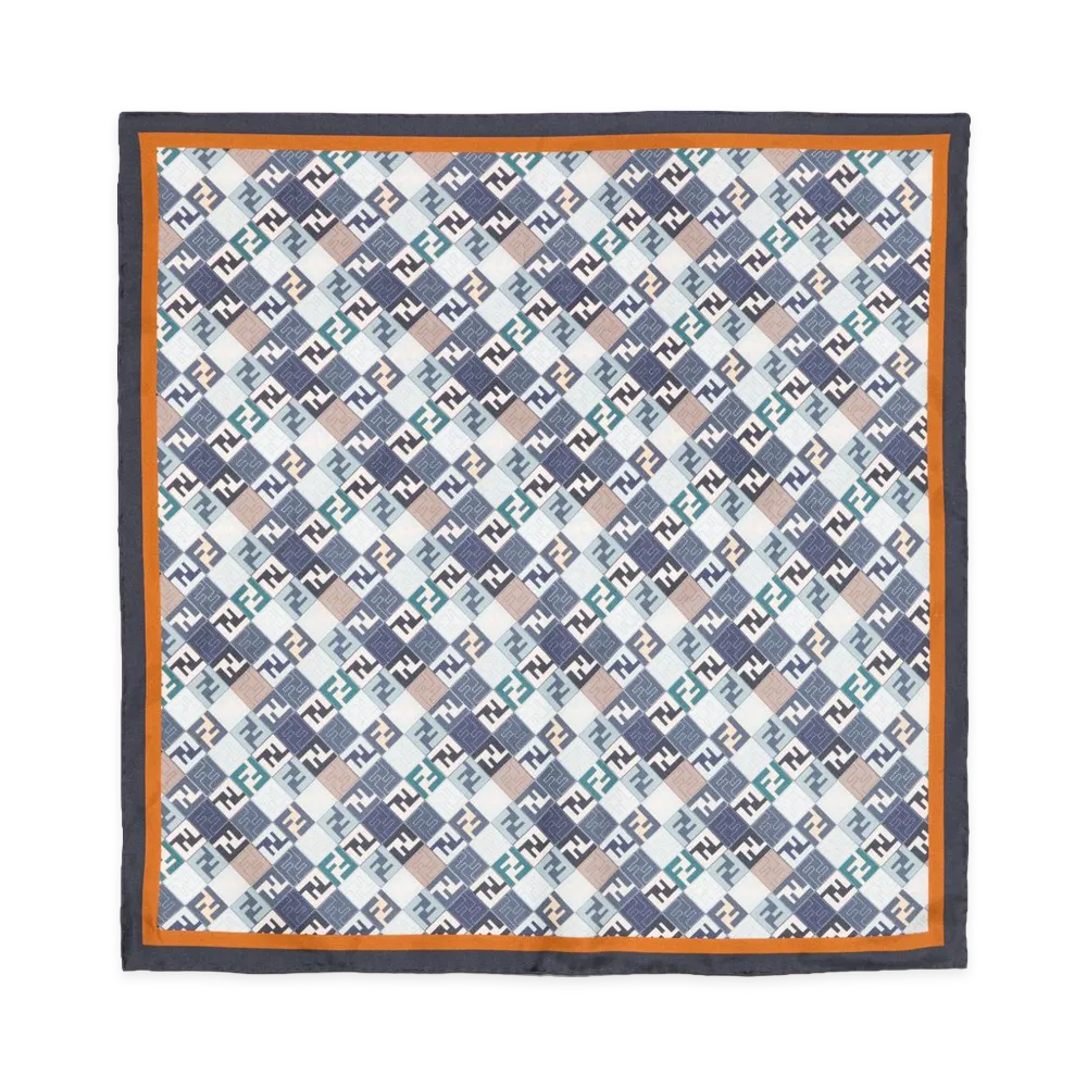FENDI Women's Scarfs "Blue/Navy"