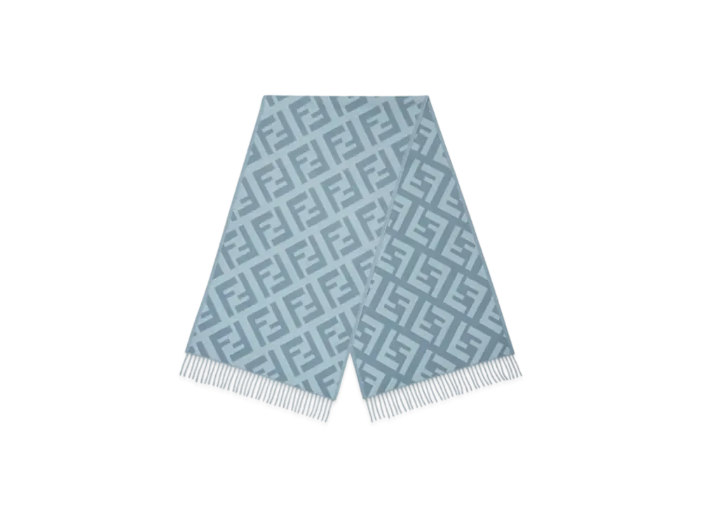 FENDI FF Scarf "Light Blue"