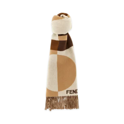 FENDI Women's Scarfs "Cammello/Multicolor"