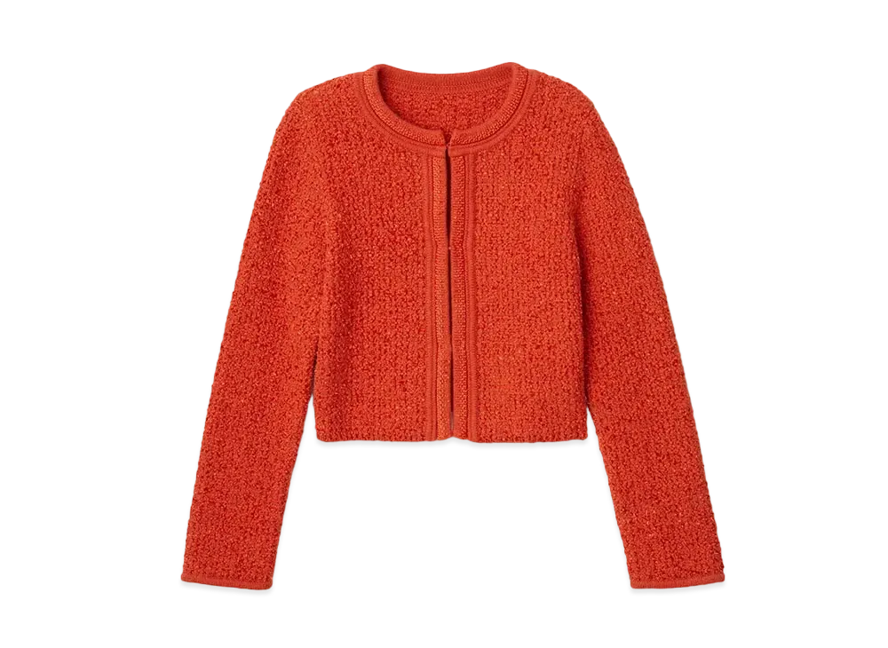 FOXEY 43760 Knit Jacket Vivana "Blood Orange"