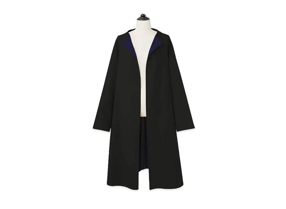 FOXEY 43754 Coat Irina "Black/Midnight Blue"
