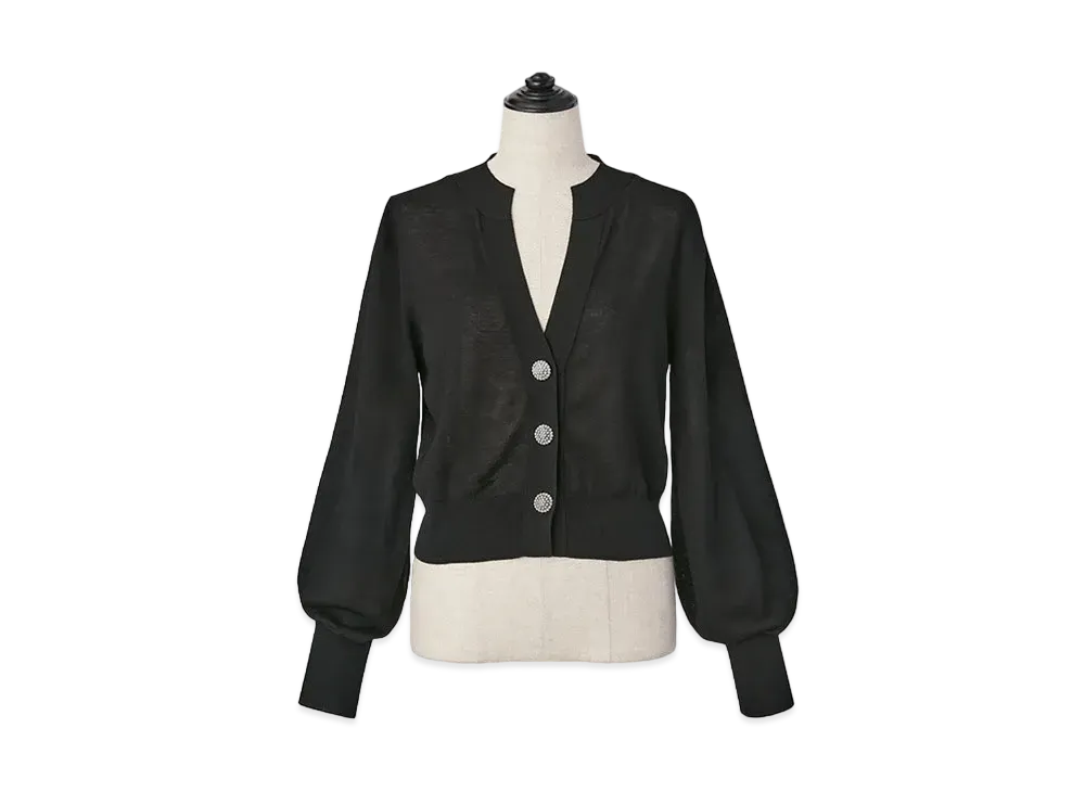 FOXEY 43629 Cardigan Rever "Black"