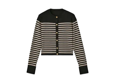 FOXEY 43583 Cardigan River "Black/Beige"