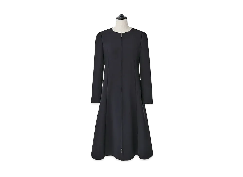 FOXEY 43295 Coat Cafe Creme "Midnight Blue"