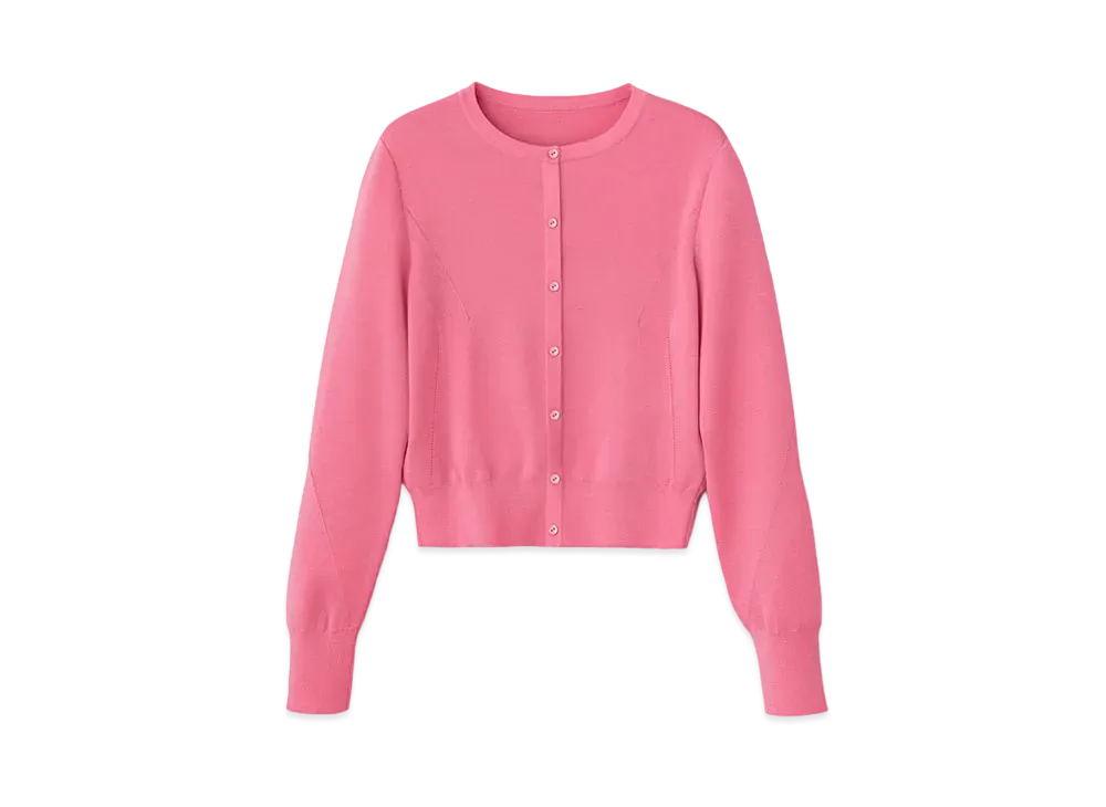 FOXEY 43275 Cardigan Trefle "Framboise"