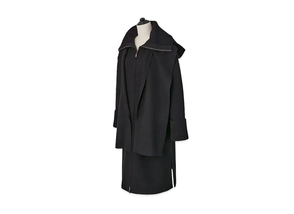 FOXEY 43172 Knit Coat Hoodie Conscious "Black"