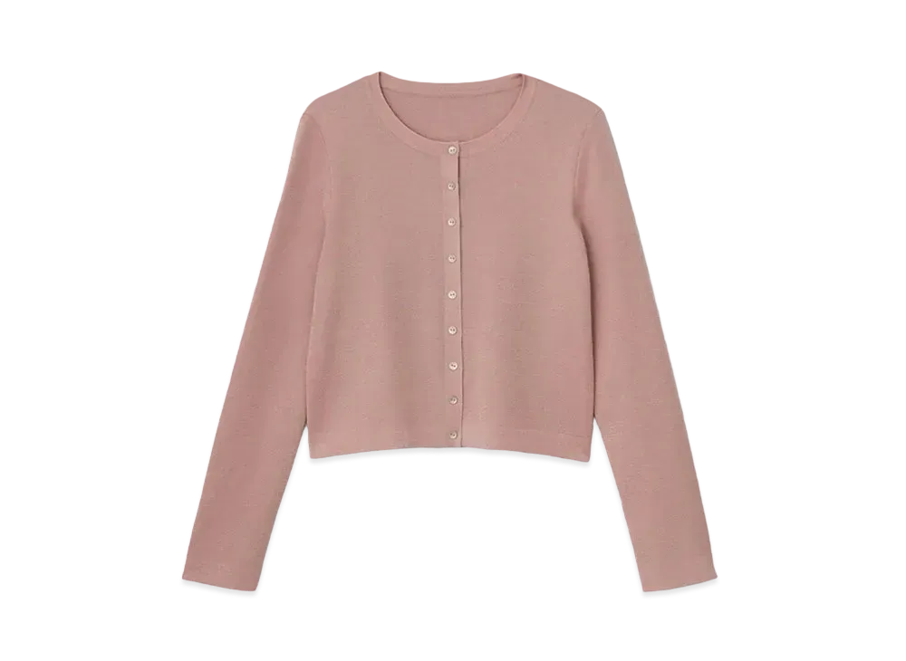 FOXEY 41960 Everyday Cardigan "Mauve Pink"