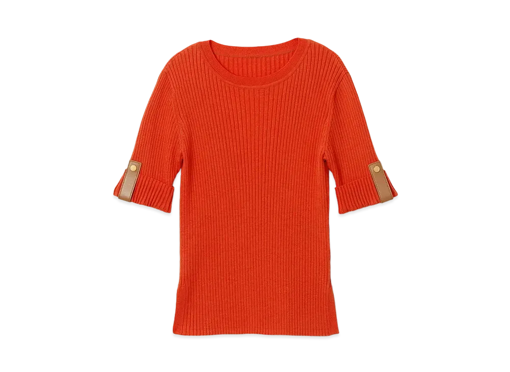 FOXEY 44646 Knit Top Cvalier "Blood Orange"