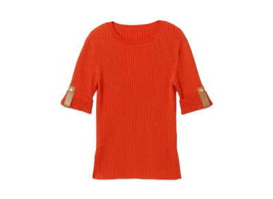 FOXEY 44646 Knit Top Cvalier "Blood Orange"