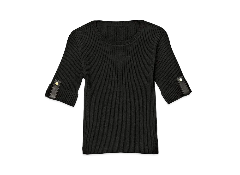 FOXEY 44646 Knit Top Cvalier "Black"