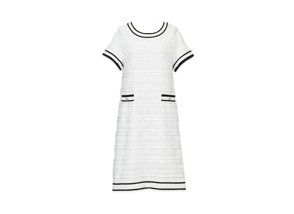 FOXEY 44634 Knit Dress Florence "Royal White"