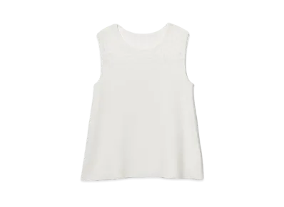 FOXEY 44632 Knit Top Lace Stitch Top "Royal White"