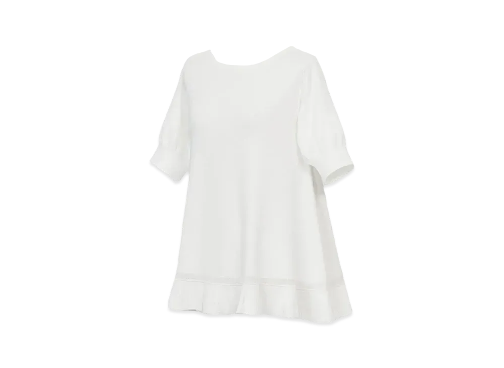 FOXEY 44636 Knit Top Petal "Royal White"