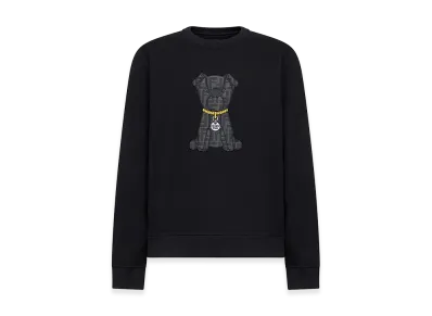 FENDI Cotton Crew Neck Sweatshirt "Black"