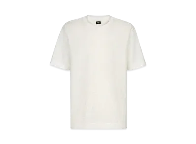 FENDI Men's T-Shirt in Pique "White"