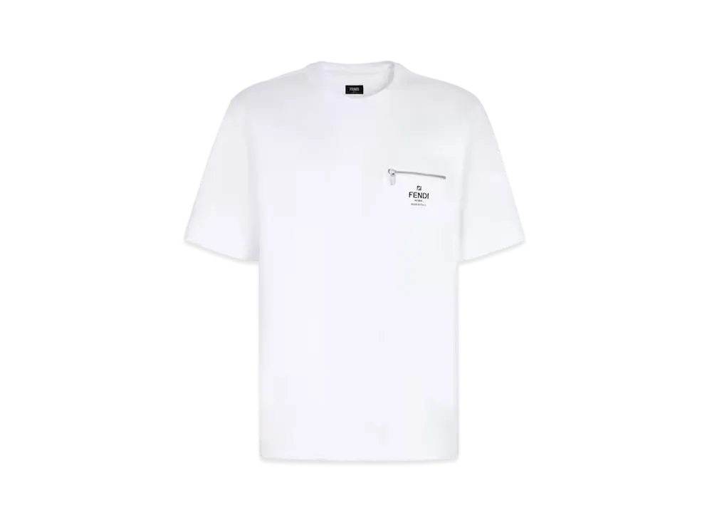 FENDI Men's Cotton T-Shirt "White"