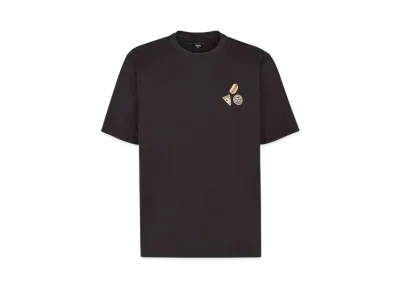 FENDI Men's Cotton T-Shirt Fendilicious "Black"