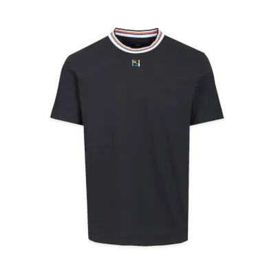 FENDI FF Stitching T-Shirt "Blue"