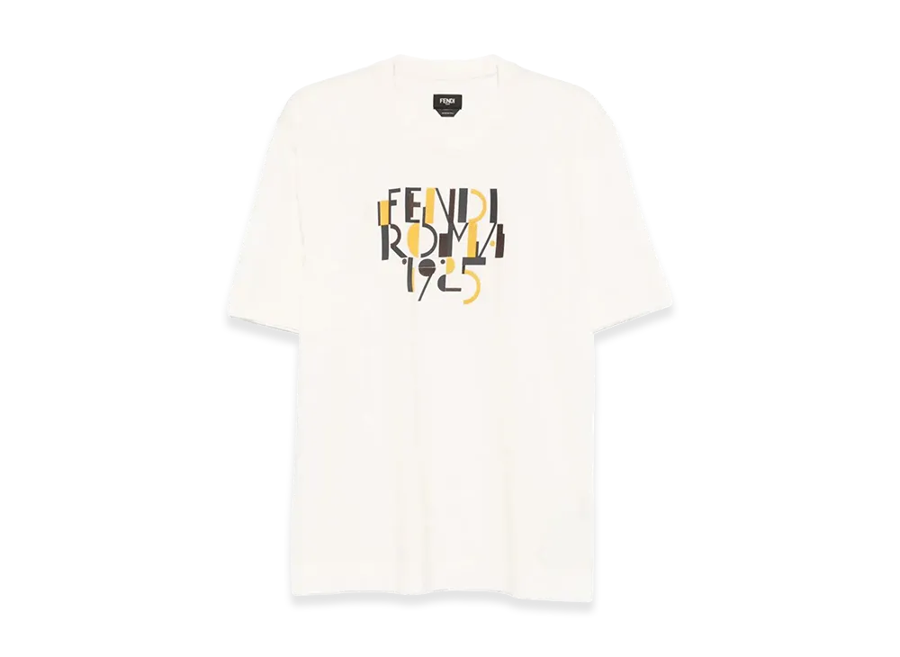 FENDI Roma 1925 Print T-Shirt "White"