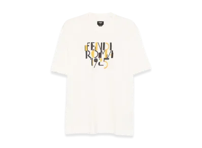 FENDI Roma 1925 Print T-Shirt "White"