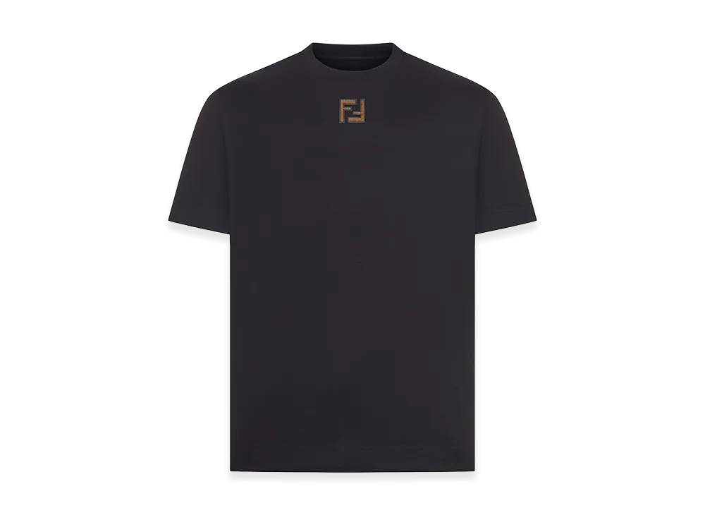 FENDI Cotton T-Shirt "Black"
