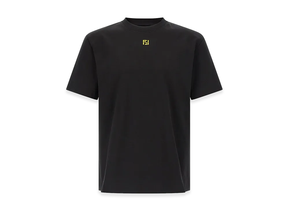FENDI Embroidery T-Shirt "Black"