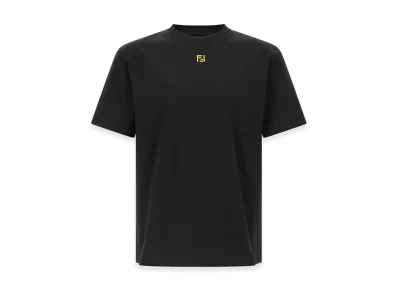 FENDI Embroidery T-Shirt "Black"