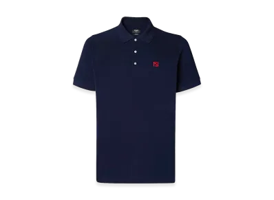 FENDI FF Selleria Polo Shirt "Blue"
